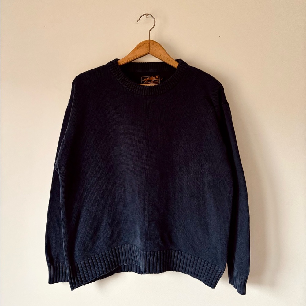 Vintage Eddie Bauer Navy Pullover Sweater